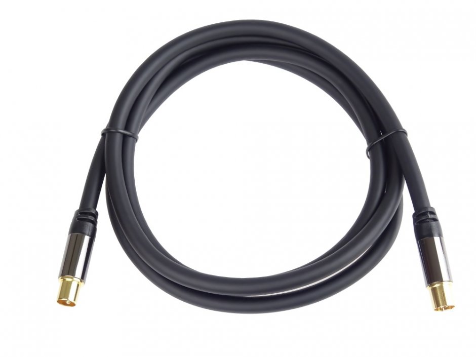 Imagine Cablu prelungitor coaxial antena 75Ohm (135dB) T-M 5m, kjqiec5