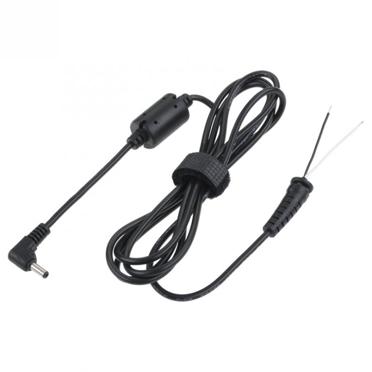 Imagine Cablu alimentare DC unghi 3.5x1.5mm la fire deschise 1.5m, KOM0270