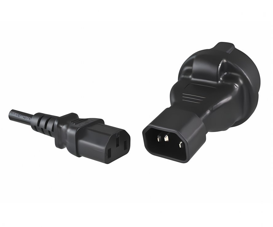 Imagine Adaptor IEC C14 la Schuko mama 230V, max. 10A, kpsr-05