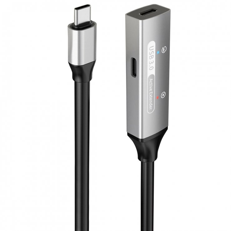 Imagine Cablu prelungitor USB 3.2 type C activ cu alimentare T-M 30m, ku31rep30al
