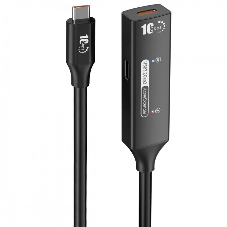 Imagine Cablu prelungitor USB type C 10Gbps activ M-T 7m, ku31rep7bl