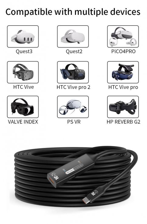 Imagine Cablu prelungitor USB type C 10Gbps activ M-T 5m, ku31rep5bl