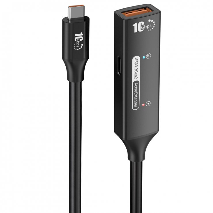 Imagine Cablu prelungitor USB-A la USB type C 10Gbps activ M-T 5m, ku3rep5bl