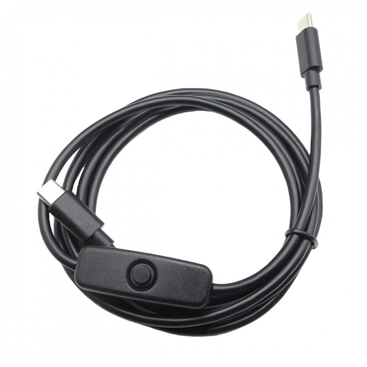 Imagine Cablu de incarcare USB type C cu switch ON/OFF T-T 1m Negru, kupaasw3