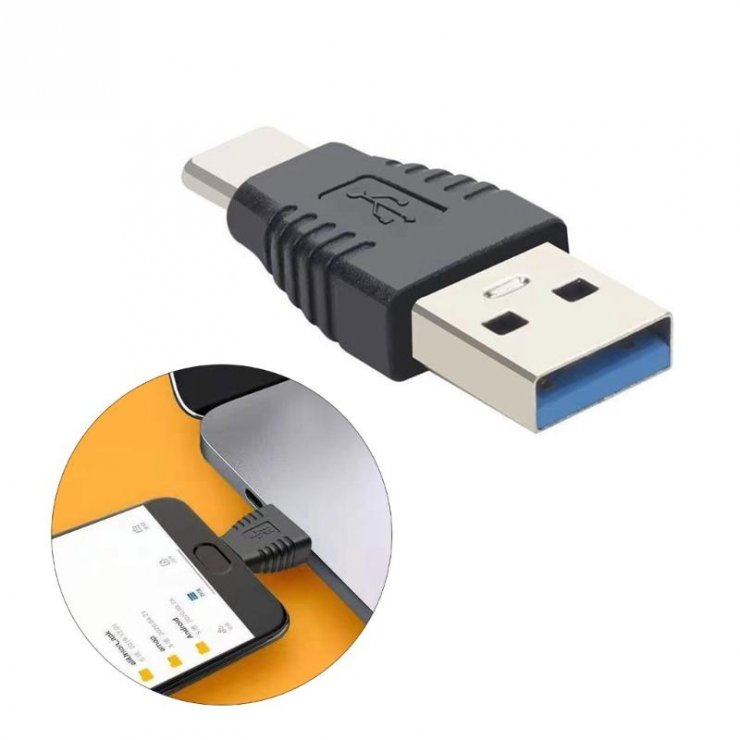 Imagine Adaptor USB 3.2-A la USB type C T-T, kur31-43