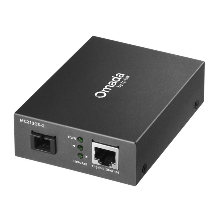 Imagine Media convertor Omada Gigabit WDM, TP-LINK MC212CS-2