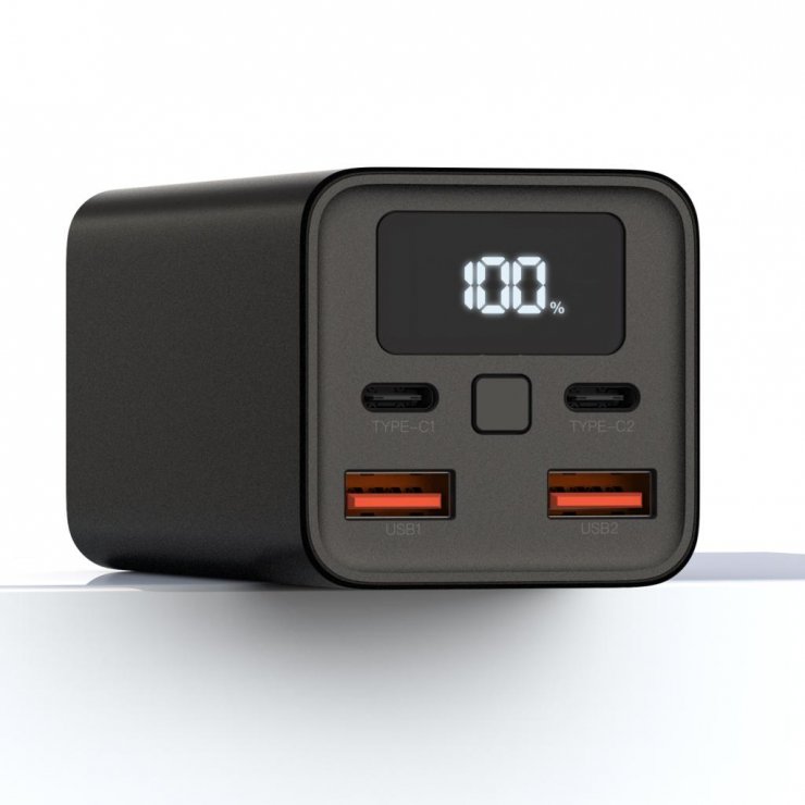 Imagine Baterie externa 20000 mAh 65W cu display Negru, XO PB97