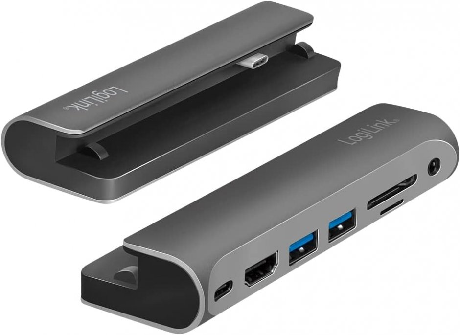 Imagine Docking station USB 3.2 Gen1 type C la HDMI 4K60Hz/2xUSB-A pentru iPad Air/iPad mini/iPad Pro cu PD 60W, Logilink UA0385