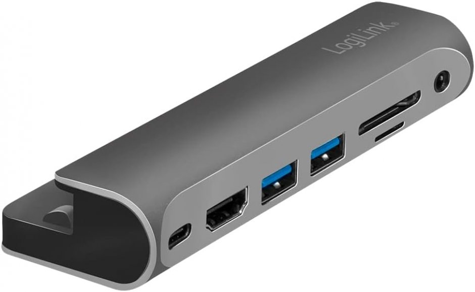 Imagine Docking station USB 3.2 Gen1 type C la HDMI 4K60Hz/2xUSB-A pentru iPad Air/iPad mini/iPad Pro cu PD 60W, Logilink UA0385