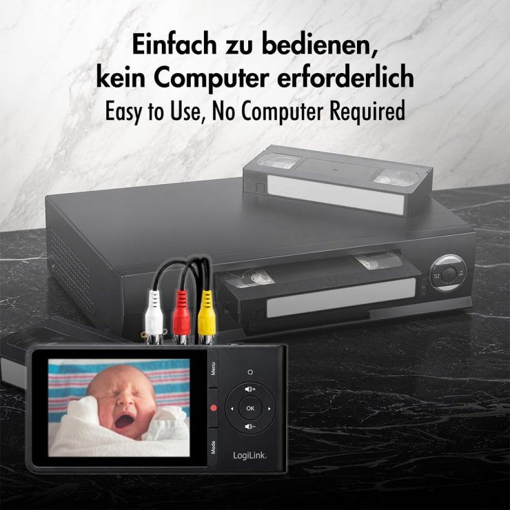Imagine Video converter & recorder HDMI 720p + slot USB/microSD portabil, Logilink UA0472