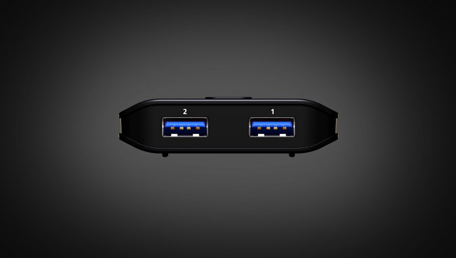 Imagine Sharing switch 2 x 2 USB 3.2 Gen1 cu alimentare USB-C, ATEN US4322