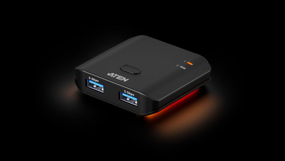 Imagine Sharing switch 2 x 2 USB 3.2 Gen1 cu alimentare USB-C, ATEN US4322