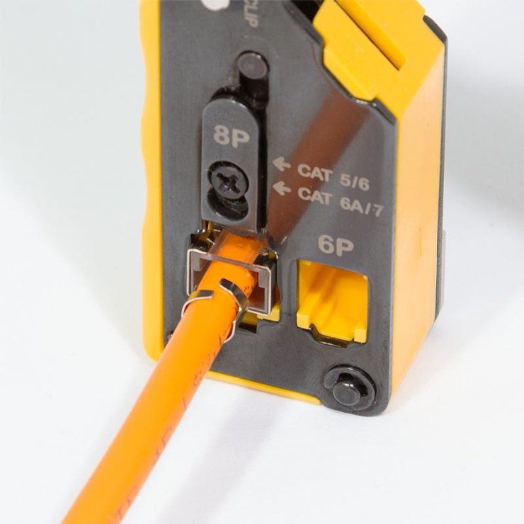 Imagine Cleste sertizat RJ45 conectori CAT5/6/6A/7 standard/pass through, Logilink WZ0060