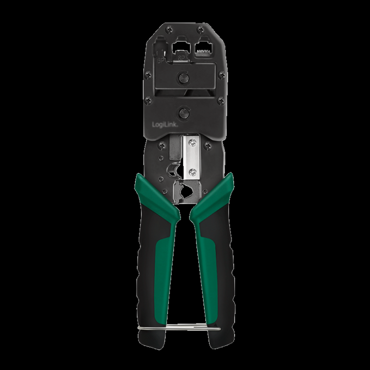 Imagine Cleste de sertizat + taiat +dezizolat pentru RJ45, RJ12, RJ11, Logilink WZ0079