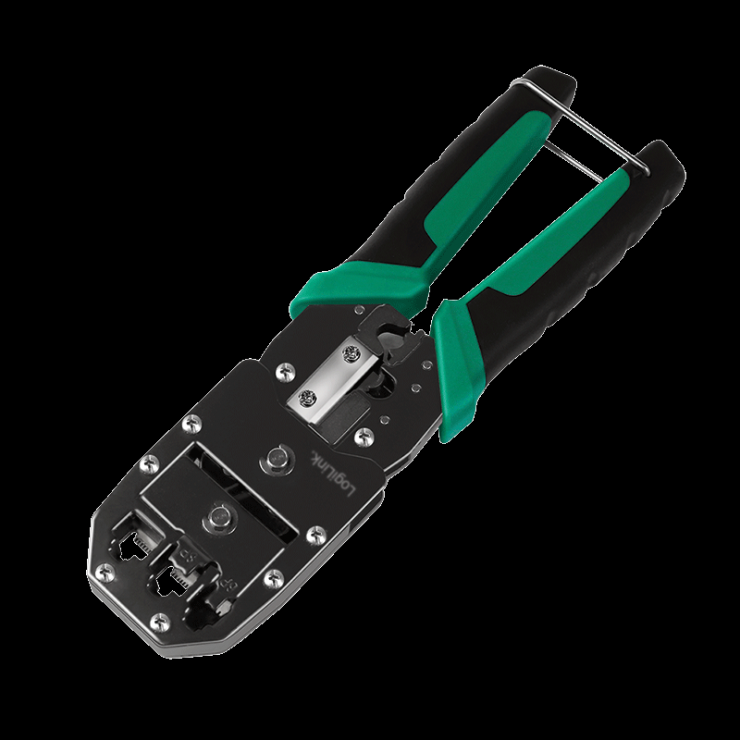 Imagine Cleste de sertizat + taiat +dezizolat pentru RJ45, RJ12, RJ11, Logilink WZ0079