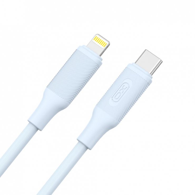 Imagine Cablu USB type C la Lightning 27W 1m Blue, XO NB-Q265A