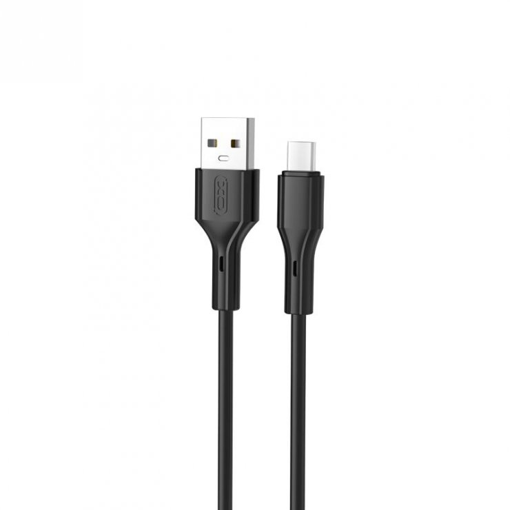 Imagine Cablu USB-A la USB type C 2.4A 1m Negru, XO NB230