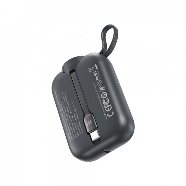 Imagine Power bank 10000 mAh 20W + Wireless watch charger Negru, XO PR260