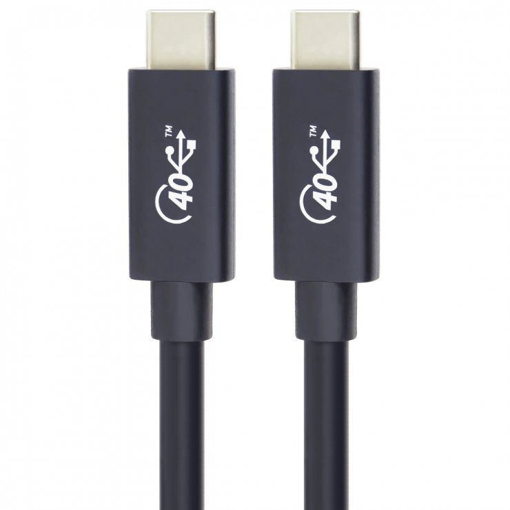 Imagine Cablu Thunderbolt 3/USB 4 T-T 100W 8K60Hz 0.5m, ku4cx05bk
