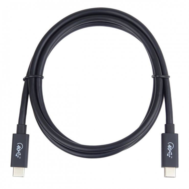 Imagine Cablu Thunderbolt 3/USB 4 T-T 100W 8K60Hz 0.5m, ku4cx05bk