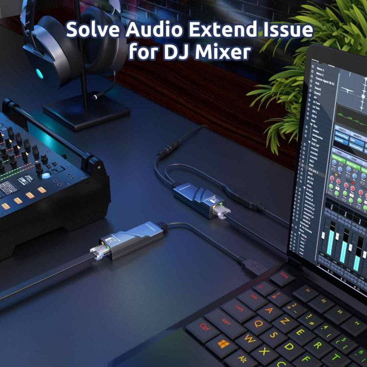 Imagine Extender USB 2.0 via Cat5e/Cat6 pana la 50m, kuext2