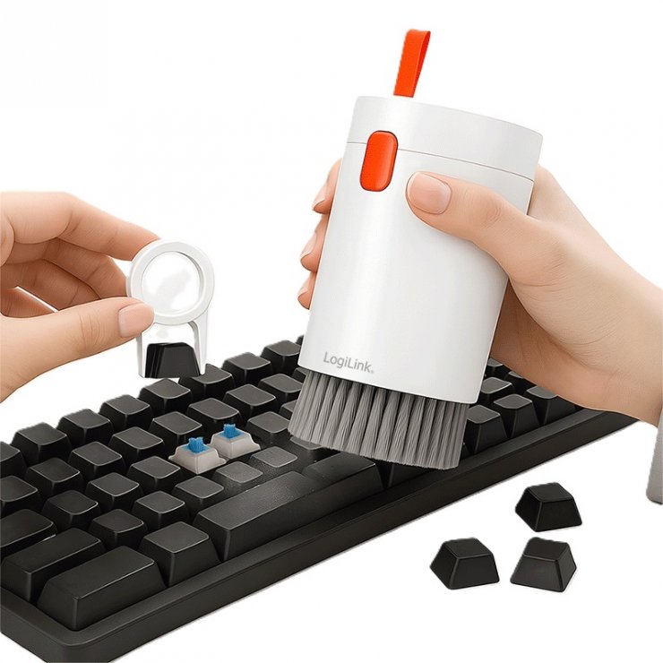 Imagine Kit de curatare 20in1 pentru casti/tastatura/display, Logilink RP0025