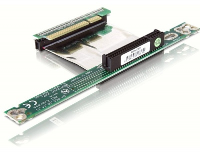Imagine Riser card PCI Express x8 cablu flexibil 7 cm, insertie dreapta, Delock 89193