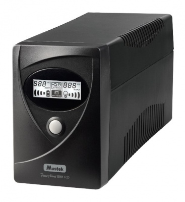 Imagine UPS MUSTEK PowerMust 600 LCD, 600VA si 360W
