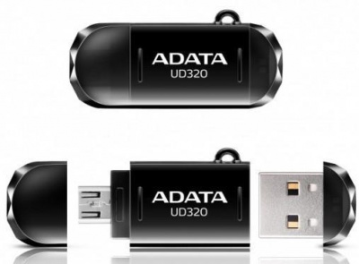 Imagine Stick USB 2.0 32GB ADATA UD320 On-The-Go Black