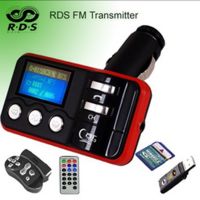 Imagine Modulator FM cu RDS, bluetooth, telecomanda, M368RDS-BT
