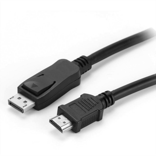 Cablu Displayport la HDMI 10m T-T Negru, Value 11.99.5784