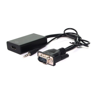 Adaptor VGA la HDMI cu audio + alimentare, Value 12.99.3117