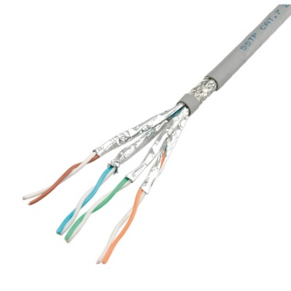 Cablu S-FTP (PiMF) Cat.7, solid, 100m, Roline, 21.15.0001-5
