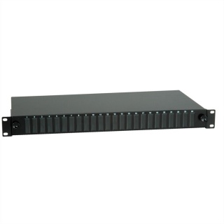 Panel 19" (caseta fara conectori) Fibra optica 1U extendable 24x SC-DX quadruple, Value 21.99.0650