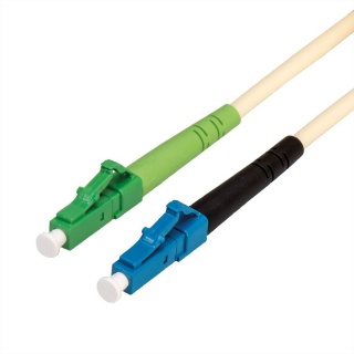 Cablu fibra optica LC UPC / LC APC 9/125 simplex ivory 15m, Value 21.99.8803