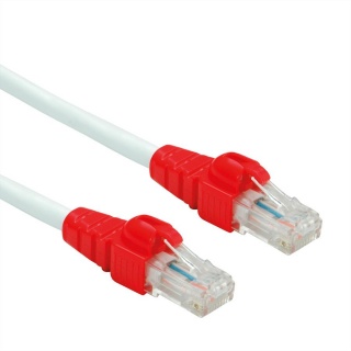 Cablu de retea EASY UTP cat. 6A Alb 0.5m, Roline 21.15.2461