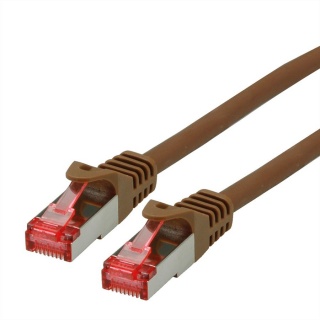 Cablu de retea SFTP cat 6 Component Level LSOH maro 1.5m, Roline 21.15.2684