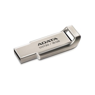 Stick USB 2.0 16GB UV130 Gold, aliaj zinc, ADATA