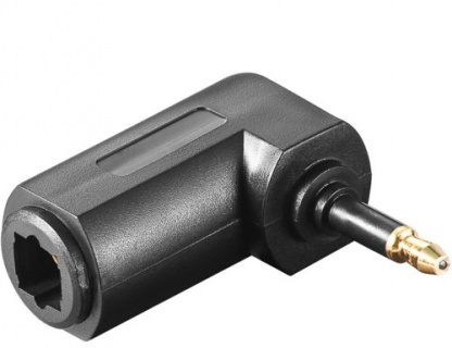 Adaptor audio digital optic Toslink la mini Toslink 3.5mm unghi, KJTOSRED11