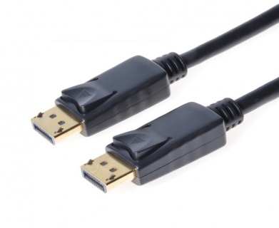 Cablu Displayport v1.2 T-T negru 0.5m, KPORT4-005