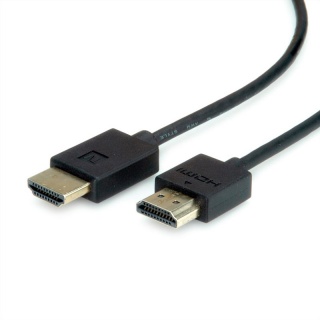 Cablu HDMI Ultra HD (UHD-1) activ T-T Negru 2m, Roline 11.04.5912