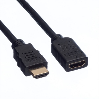 Cablu prelungitor HDMI T-M 1.5m Negru, Value 11.99.5571