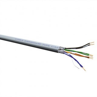Cablu retea FTP Cat. 5e, solid, AWG24, 300m, Roline 21.15.0010