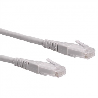 Cablu retea UTP Cat.6, gri, 3m Cupru, Roline 21.15.0933
