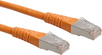 Cablu retea SFTP cat.6 Portocaliu 1m, Roline 21.15.1337