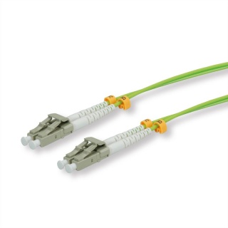 Cablu fibra optica duplex LC - LC OM5 verde 1m, Roline 21.15.9271