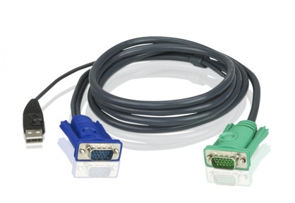 Set cabluri pentru KVM USB 2m, ATEN 2L-5202U