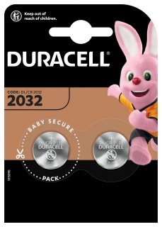 Set 2 baterii CR2032 Litiu, Duracell