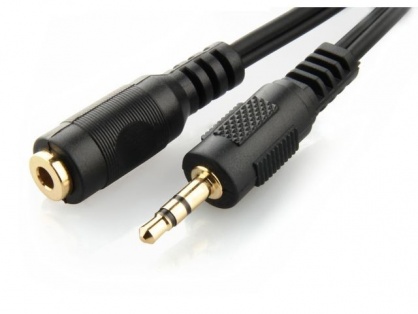 Cablu prelungitor audio jack 3.5mm T-M 5m, Gembird CCA-421S-5M