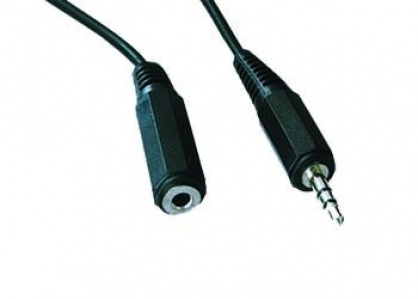 Cablu prelungitor audio jack stereo 3.5mm T-M 3m, Gembird CCA-423-3M